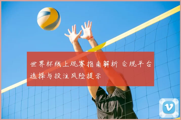 世界杯线上观赛指南解析 合规平台选择与投注风险提示
